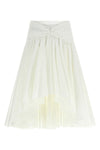 le jupon midi skirt in cotton poplin
