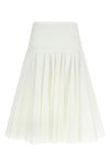le jupon midi skirt in cotton poplin
