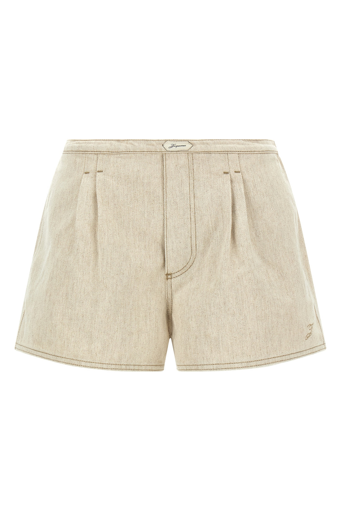 JACQUEMUS 40 le short de-nimes amelo hemp denim shorts