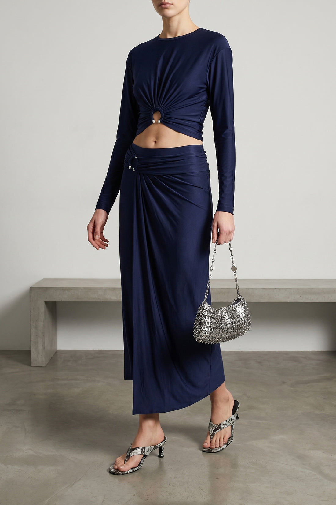 RABANNE OS 1969 metal mesh clutch
