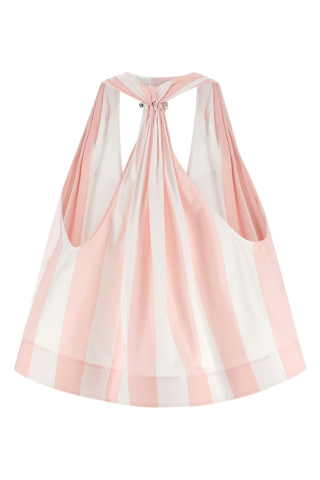JACQUEMUS 1 le haut norma striped stretch cotton top