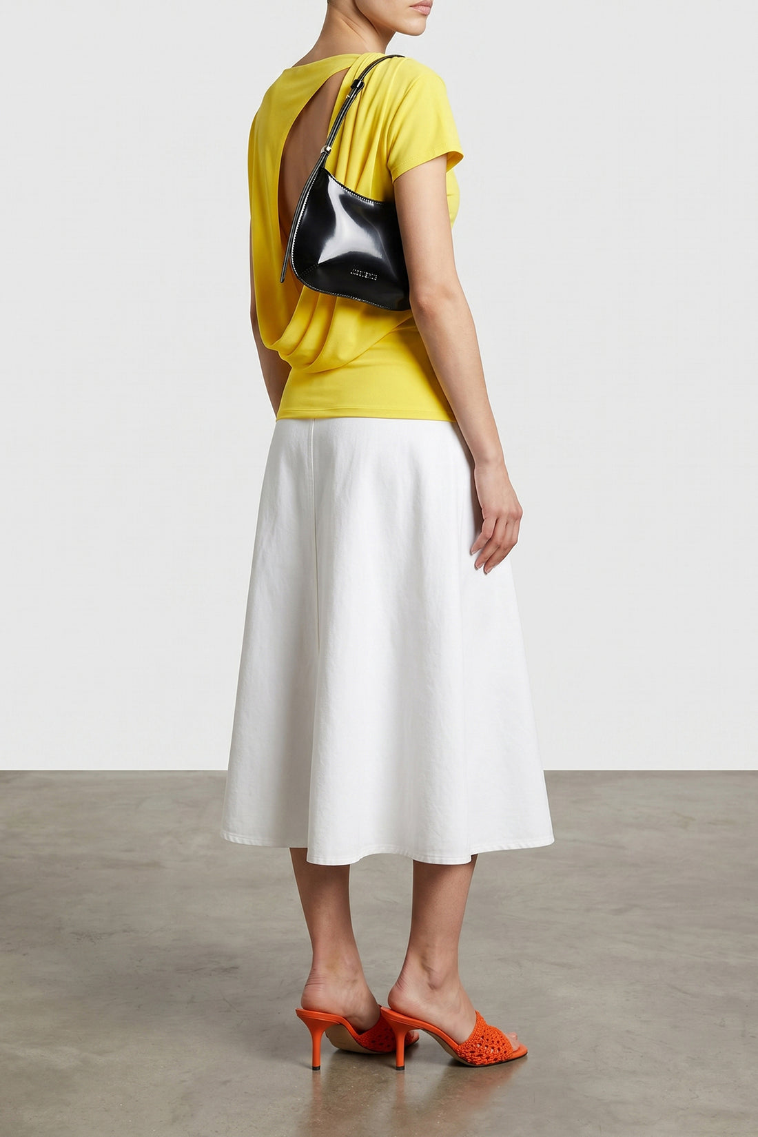 JACQUEMUS L le haut mistral fluid viscose jersey t-shirt