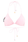 le haut de plage triangle bikini top in stretch fabric