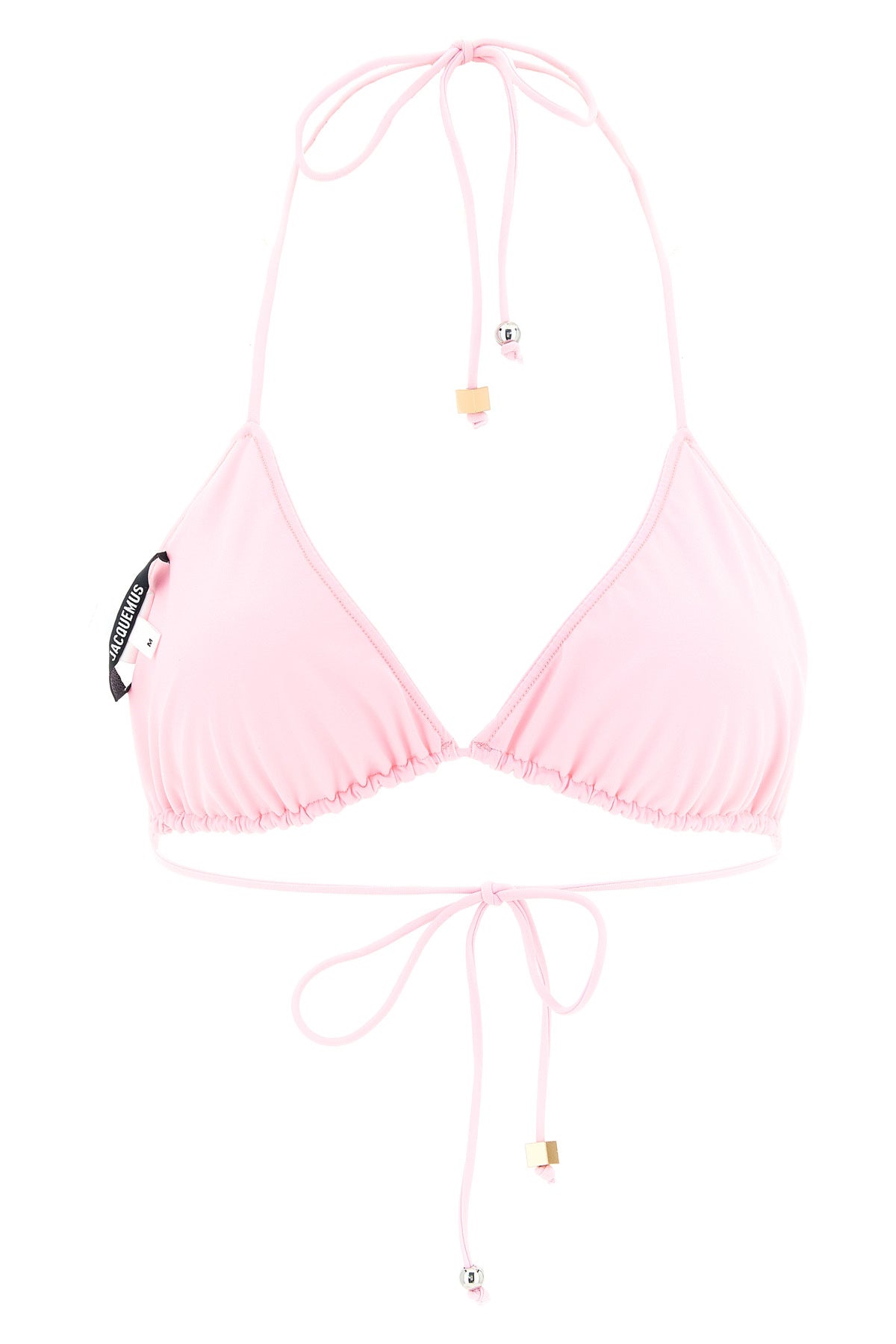 le haut de plage triangle bikini top in stretch fabric