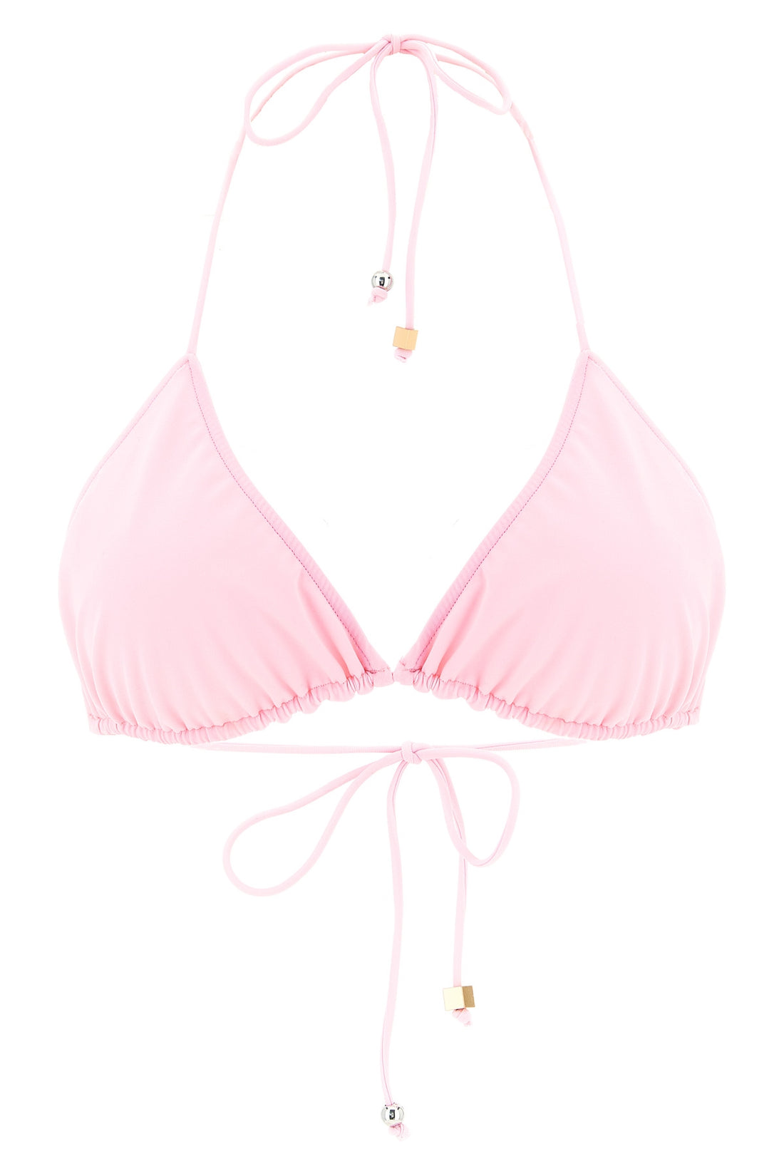 JACQUEMUS XS le haut de plage triangle bikini top in stretch fabric