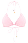 le haut de plage triangle bikini top in stretch fabric