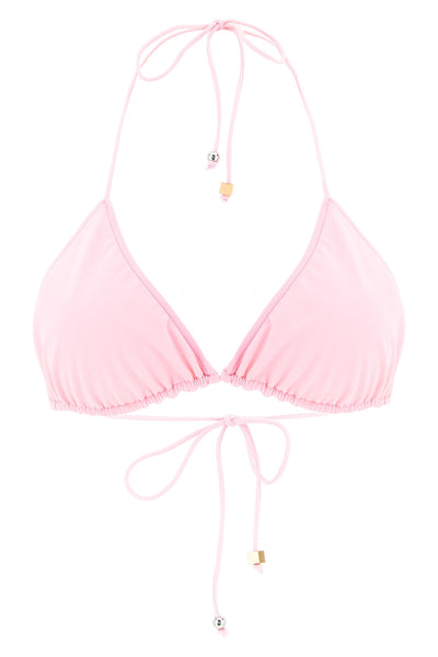 le haut de plage triangle bikini top in stretch fabric