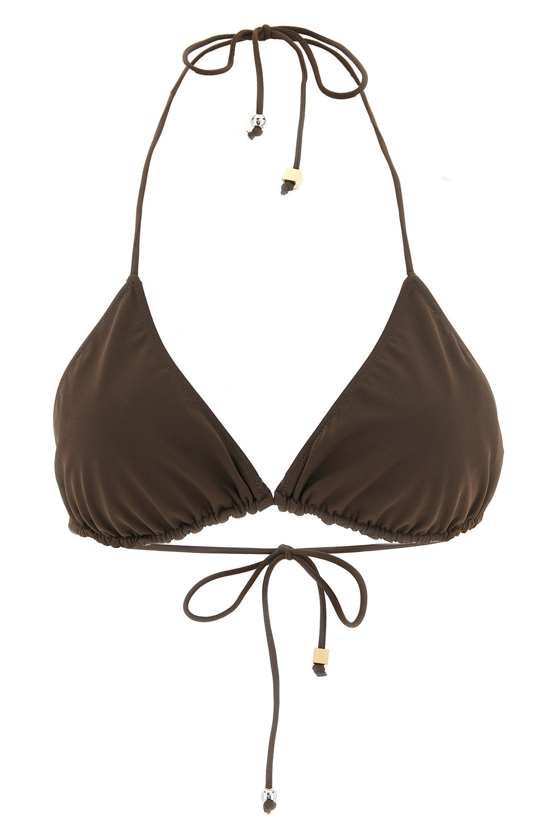 JACQUEMUS XS le haut de plage triangle bikini top in stretch fabric