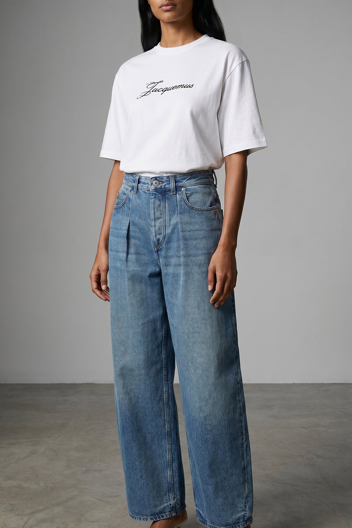 le t-shirt jacquemus cotton crew neck t-shirt