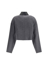 MAX MARA SPORTMAX 40 cropped vacuo jacket in virgin wool