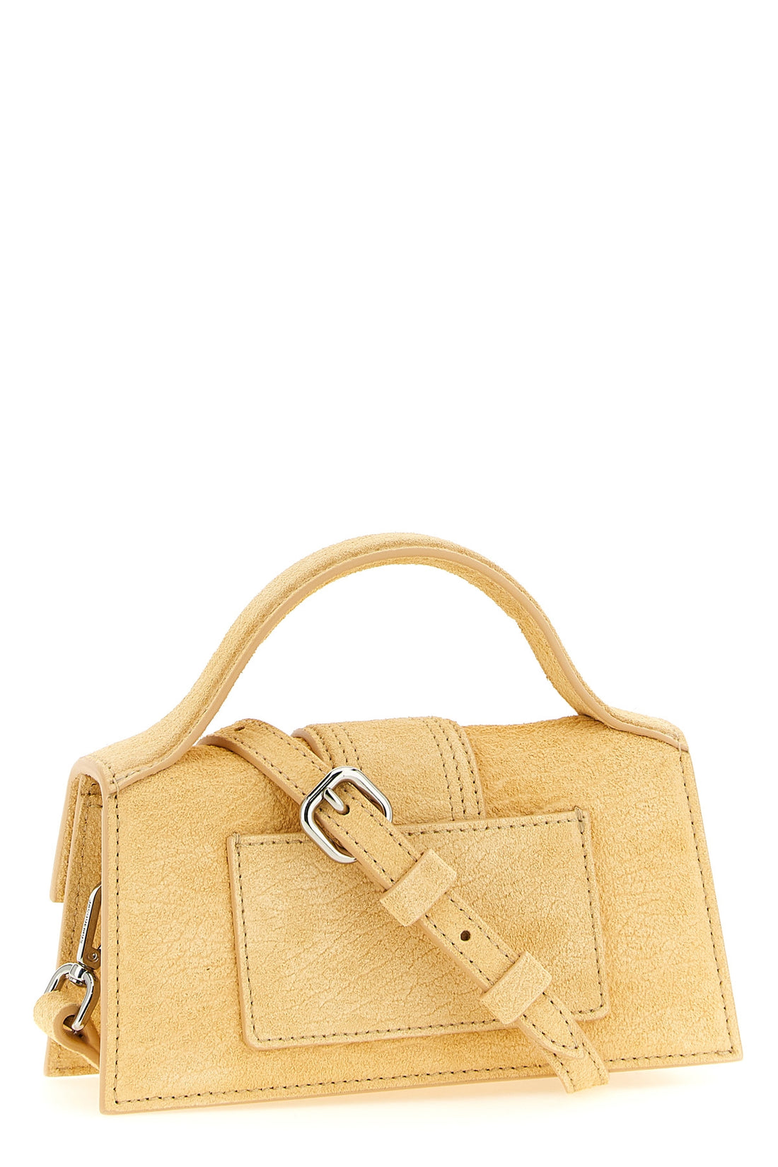 JACQUEMUS OS the jacquemus le bambino handbag defines a structured trapezoidal silhouette