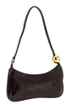 the jacquemus le bisou perle shoulder bag defines a new geometry through a cur