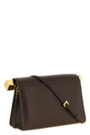 the jacquemus le sac rond carré clutch is distinguished by a structured silhou