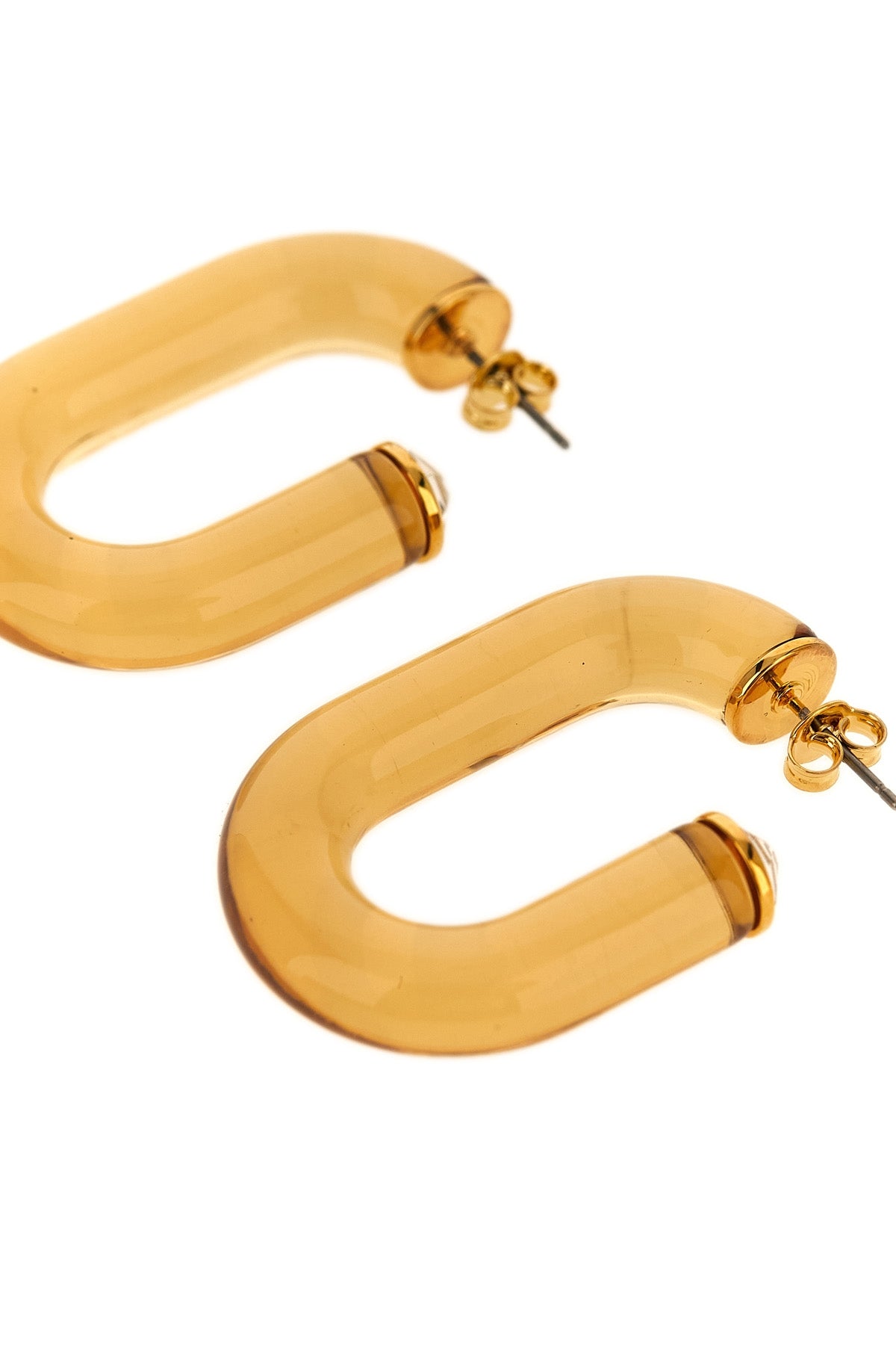 the rabanne bo resine earrings redefine contemporary elegance through a bold pla
