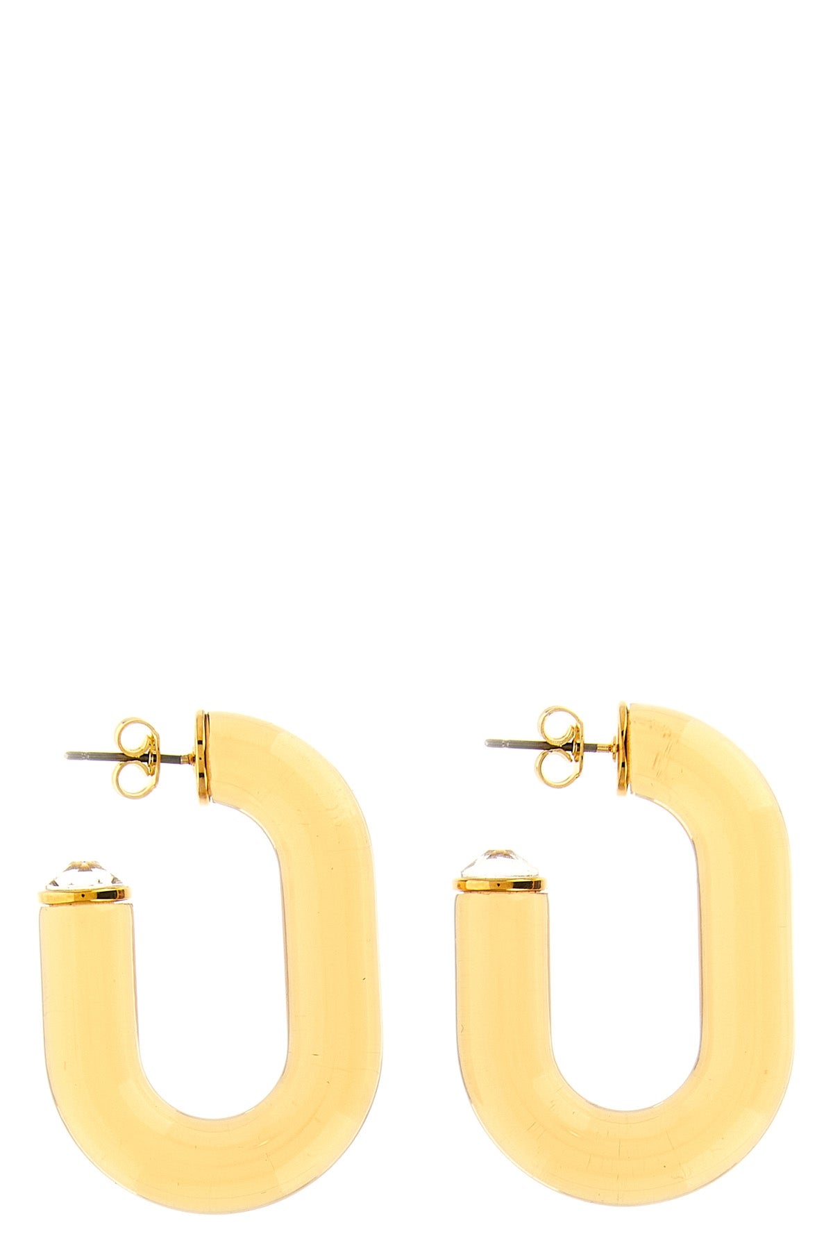 the rabanne bo resine earrings redefine contemporary elegance through a bold pla
