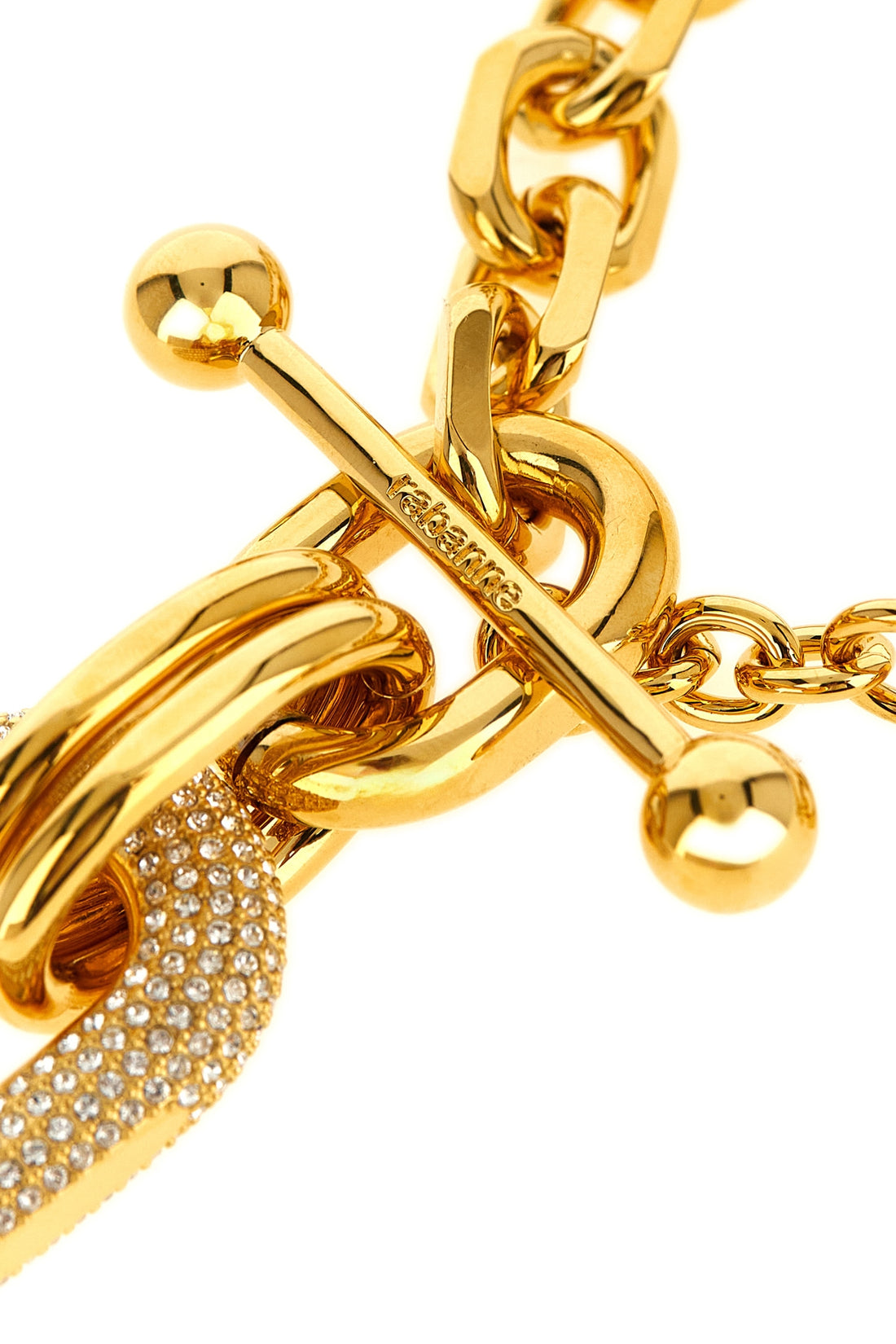 RABANNE OS the rabanne necklace is distinguished by a chain construction