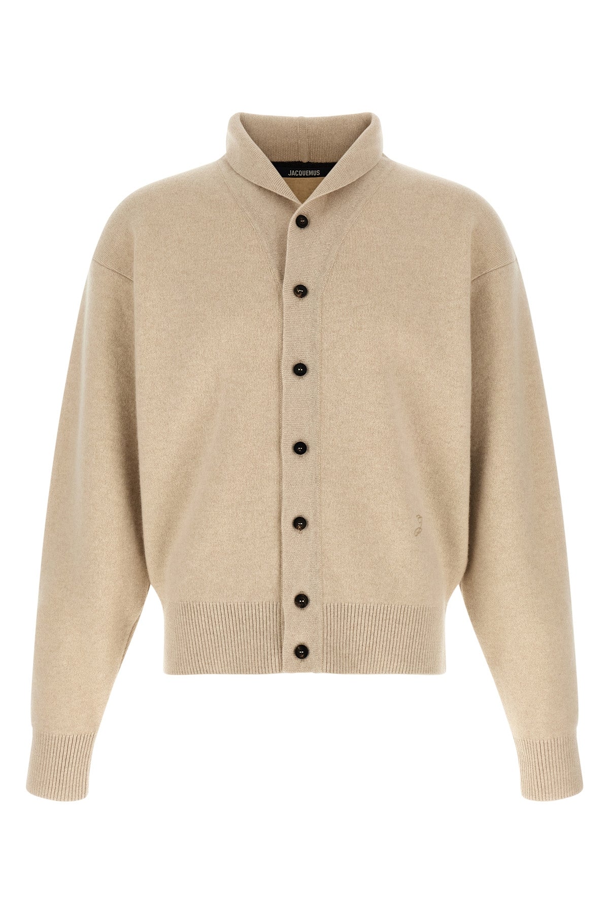 the jacquemus le cardigan pelota cardigan in beige nuance
