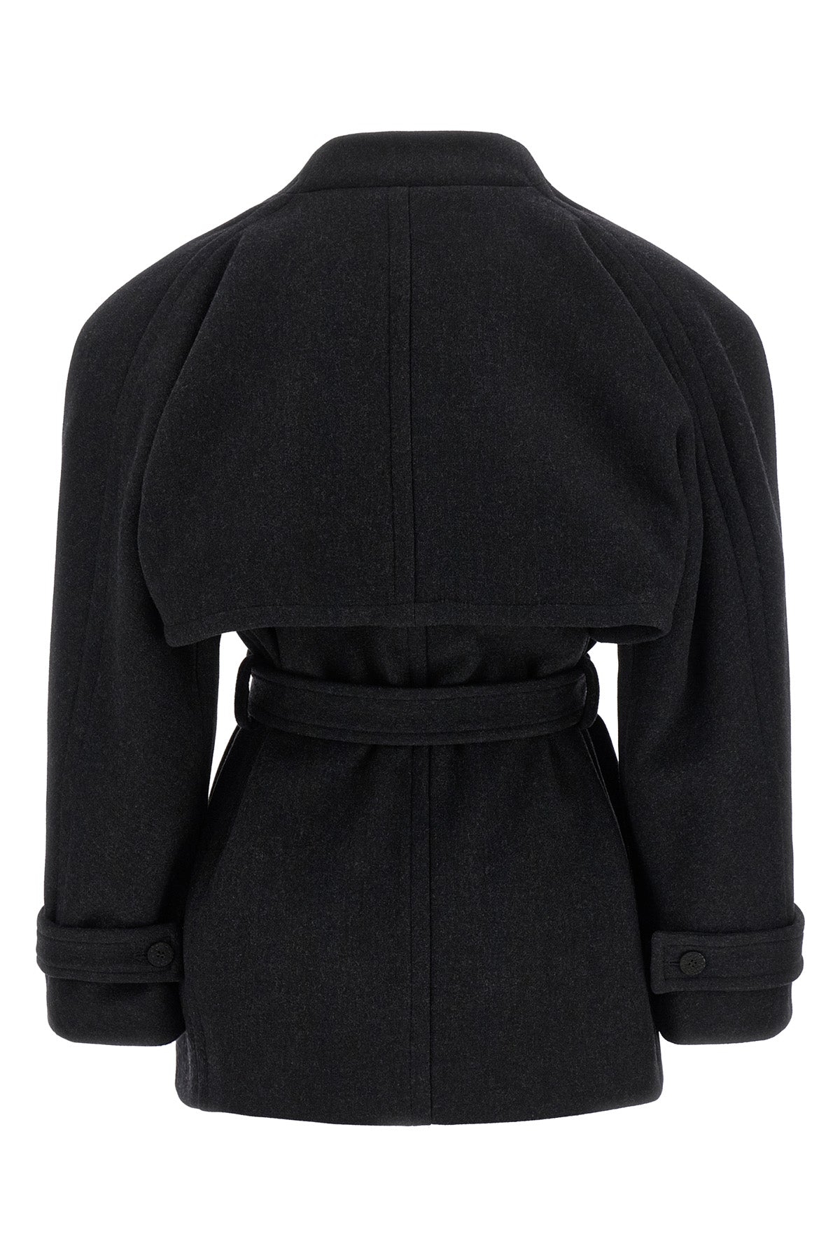 the jacquemus le caban boléro coat redefines the volumes of outerwear through