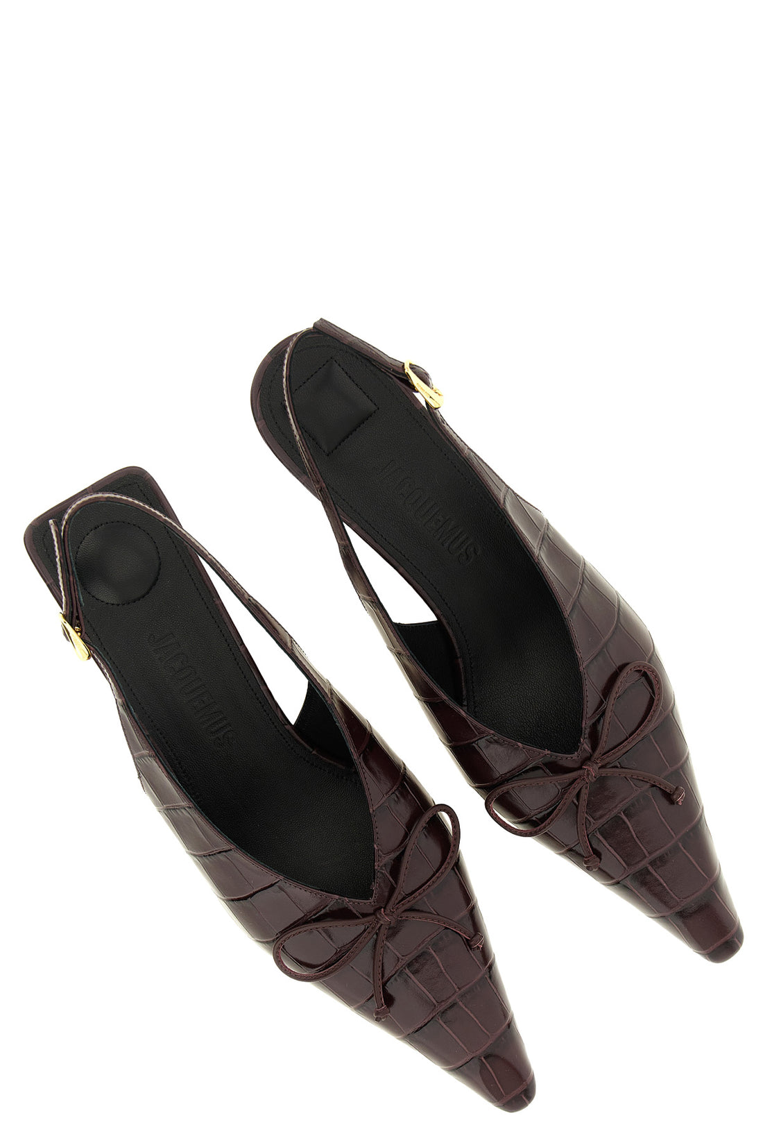 JACQUEMUS 38 jacquemus les slingbacks cubisto b slingbacks feature a geometric silhouette d