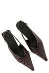 jacquemus les slingbacks cubisto b slingbacks feature a geometric silhouette d