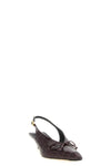 jacquemus les slingbacks cubisto b slingbacks feature a geometric silhouette d