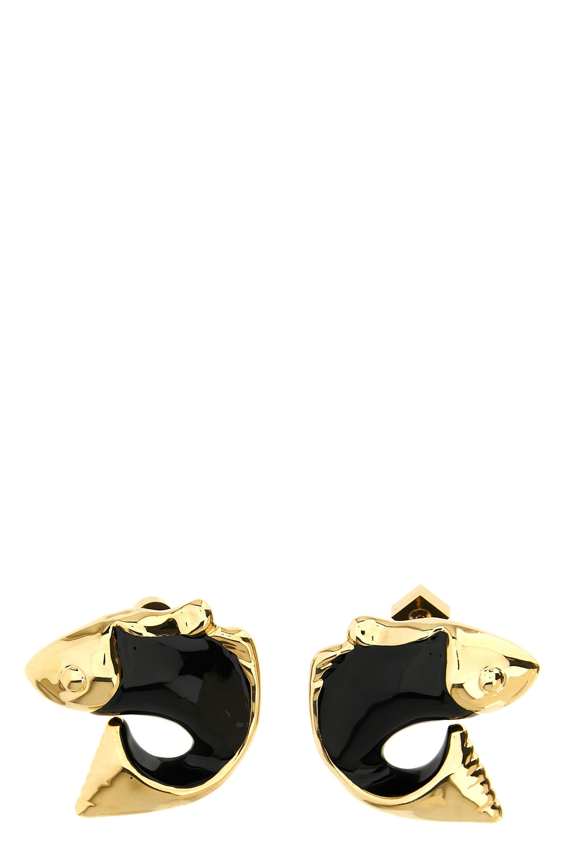 JACQUEMUS OS the jacquemus les boucles poisson earrings feature a distinctive sculptural si