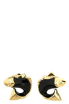 the jacquemus les boucles poisson earrings feature a distinctive sculptural si