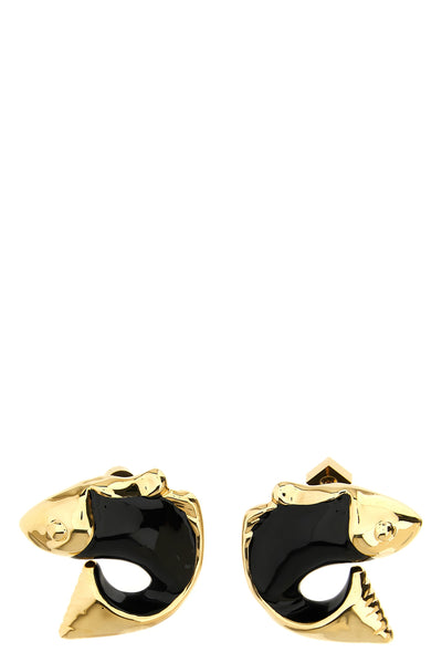 the jacquemus les boucles poisson earrings feature a distinctive sculptural si