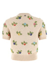 the rabanne short-sleeved shirt redefines luxury knitwear through precious aesth