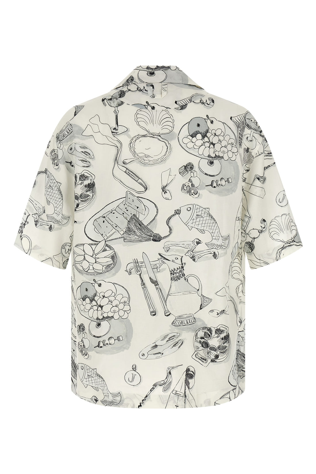 JACQUEMUS 46 the jacquemus la chemise cocktail short-sleeved shirt