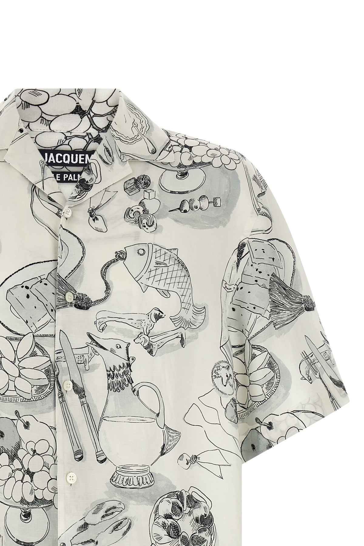 the jacquemus la chemise cocktail short-sleeved shirt