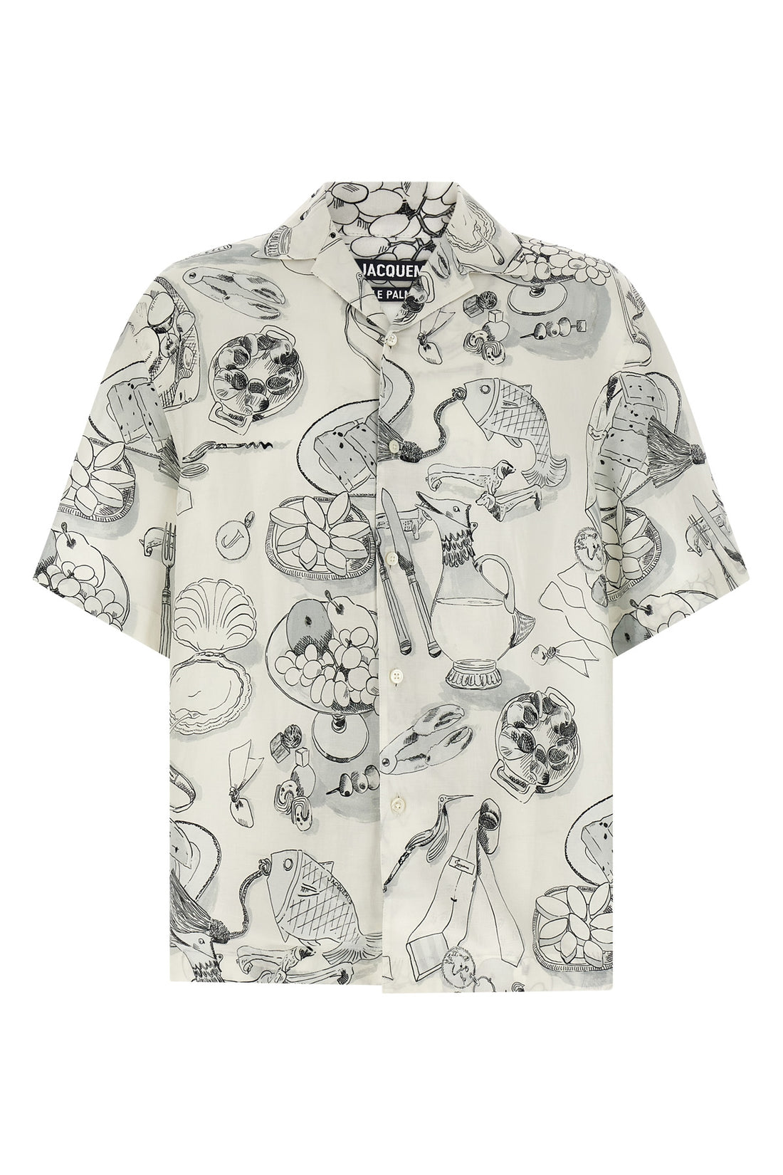 JACQUEMUS 46 the jacquemus la chemise cocktail short-sleeved shirt