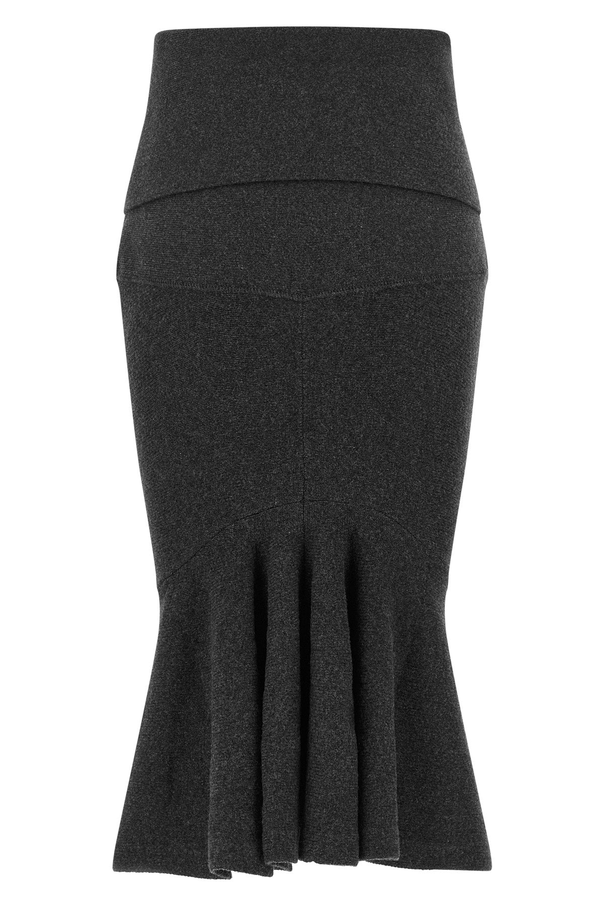 the jacquemus la jupe fiocco midi skirt defines a precise hourglass silhouette