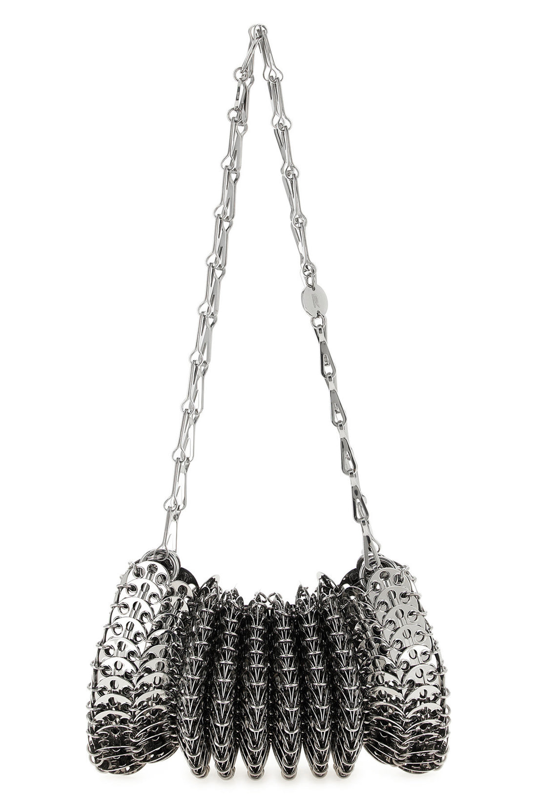 RABANNE OS the rabanne shoulder bag is distinguished by a sculptural construction entirely
