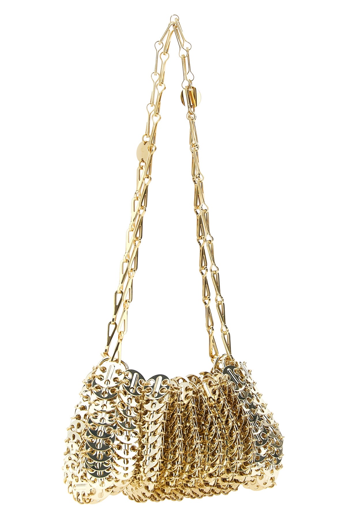 the rabanne new 1969 gm steel shoulder bag embodies the excellence of manufact