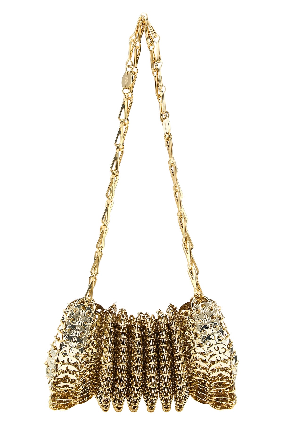 the rabanne new 1969 gm steel shoulder bag embodies the excellence of manufact