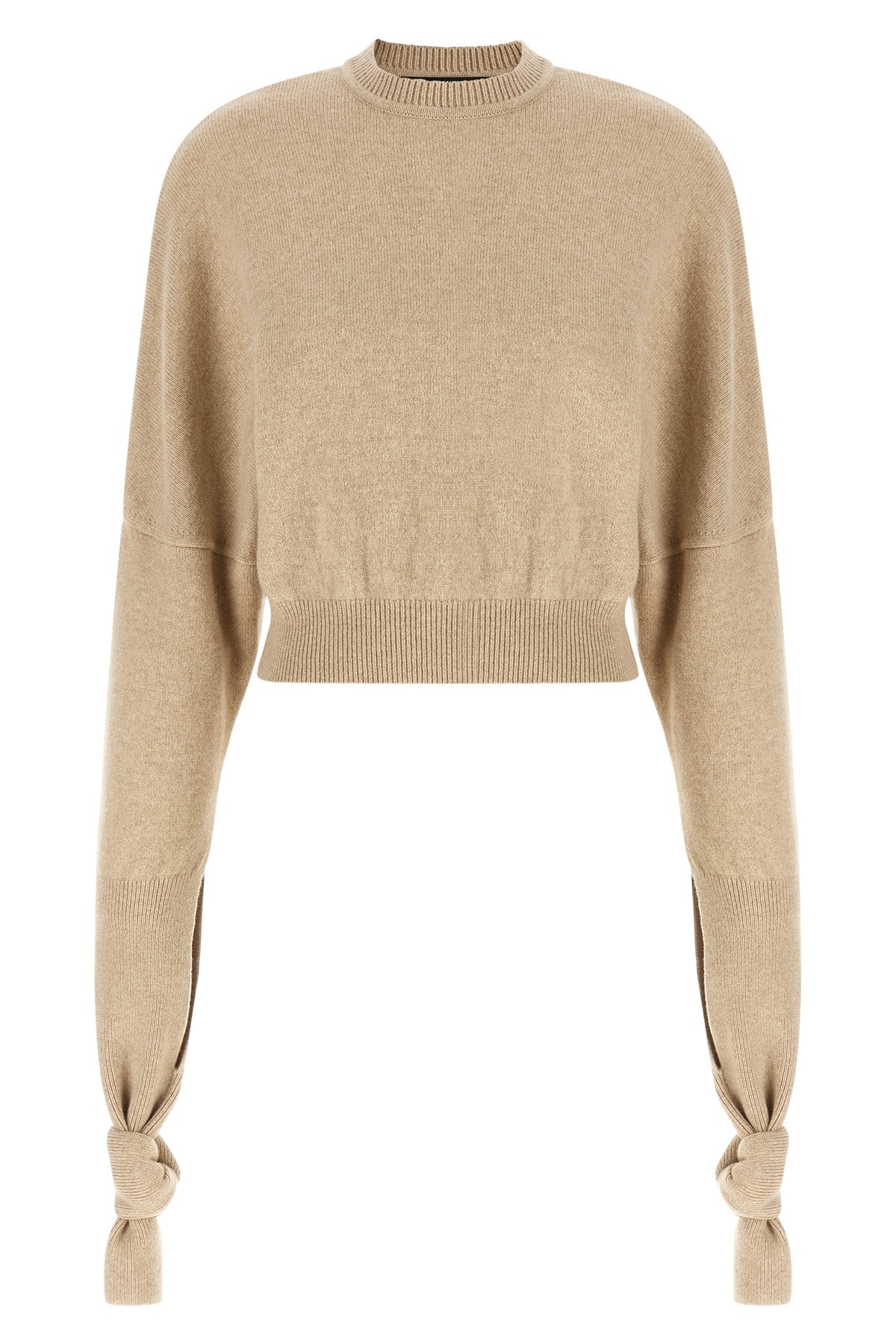 the jacquemus fiocco sweater redefines the codes of contemporary knitwear thro