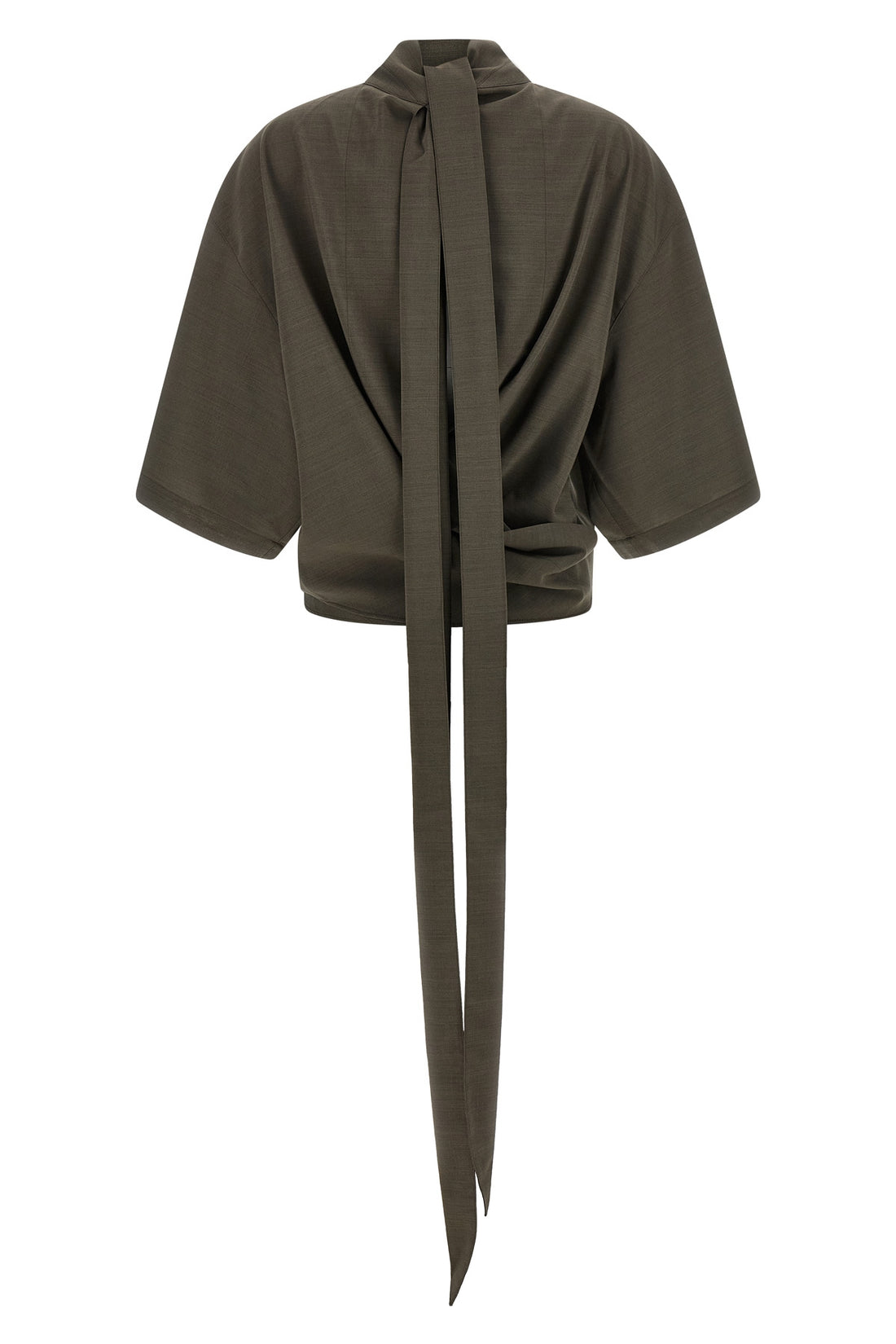 JACQUEMUS 34 the jacquemus la blouse havana blouse redefines sartorial volumes through a fl