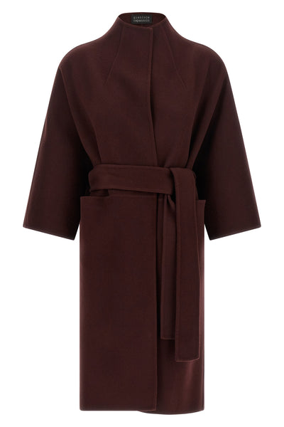 the gianluca capannolo jane coat redefines the volumes of outerwear through a