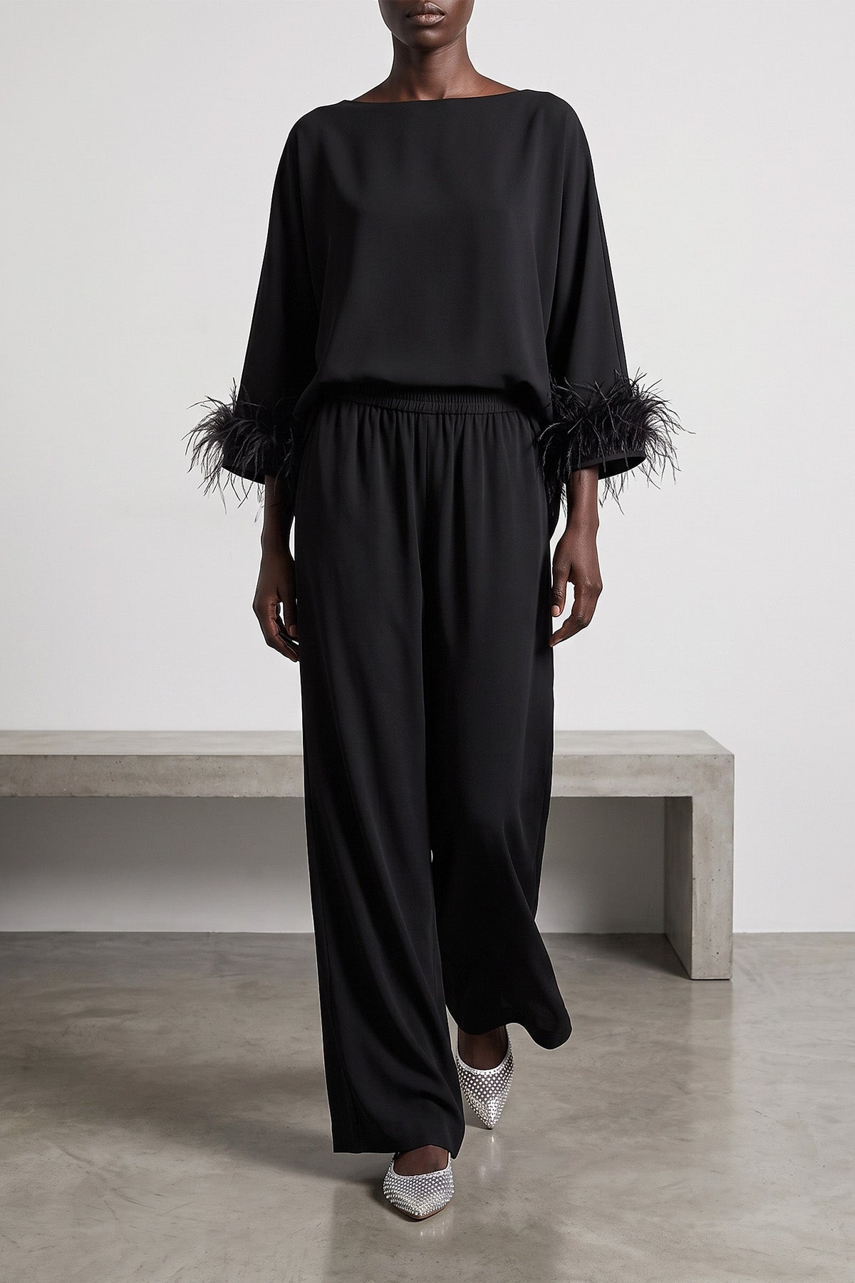 the gianluca capannolo laura blouse redefines the volumes of the contemporary
