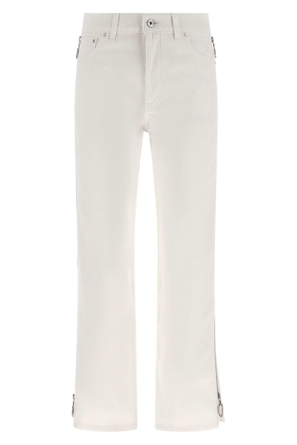 garment-dyed cotton denim jeans