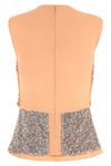 top in double layer fabric