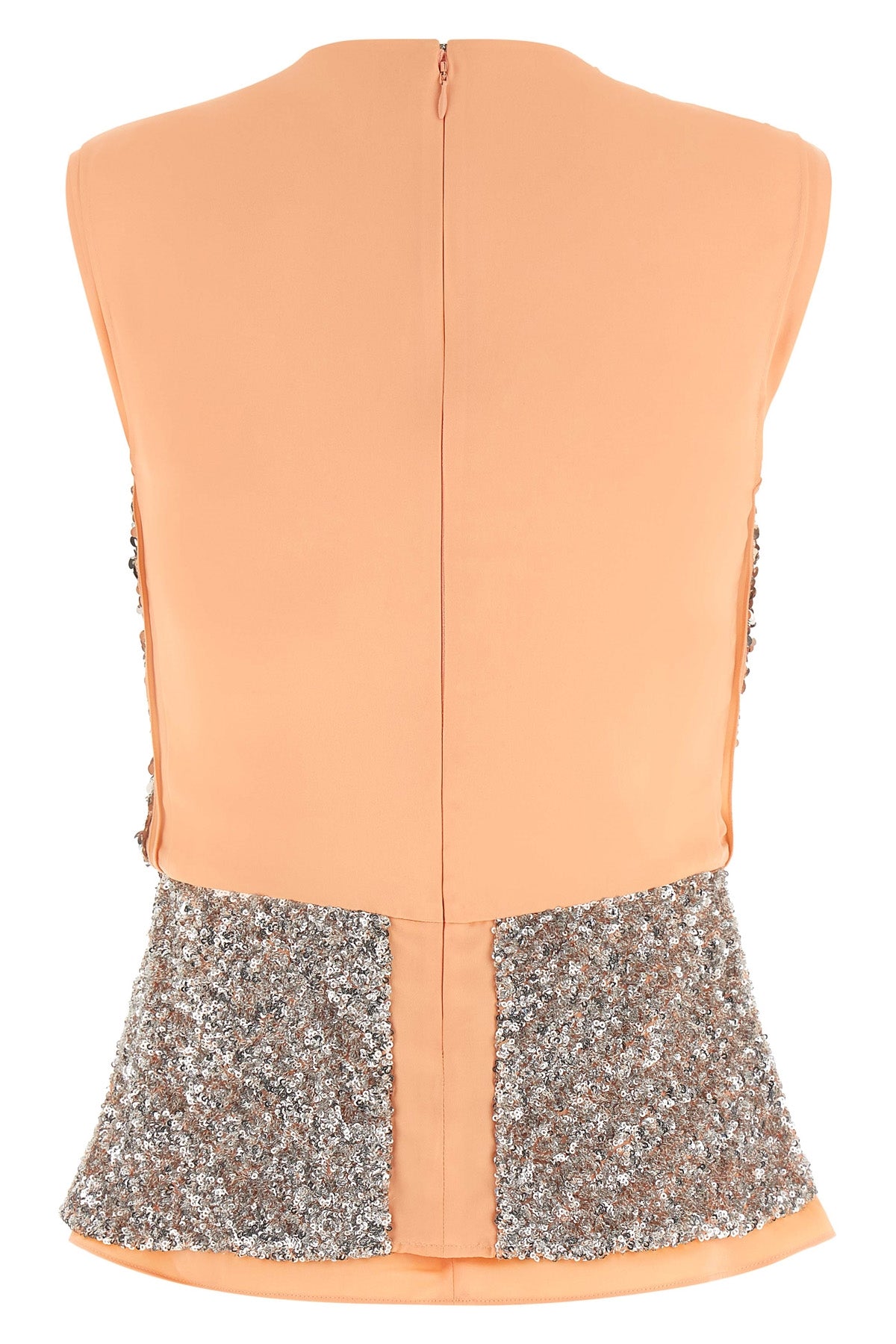 top in double layer fabric