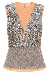 top in double layer fabric