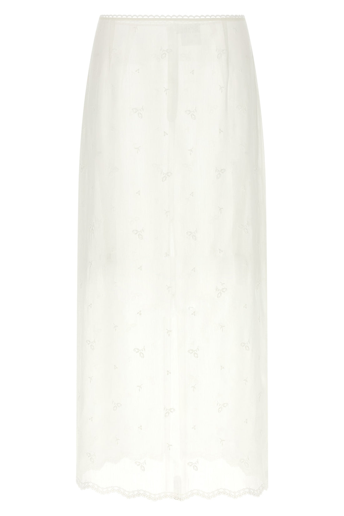MAGDA BUTRYM 38 16 midi skirt in light semi-transparent fabric