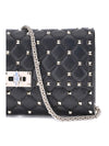 shoulder bag | rockstud spike | nappa/pl