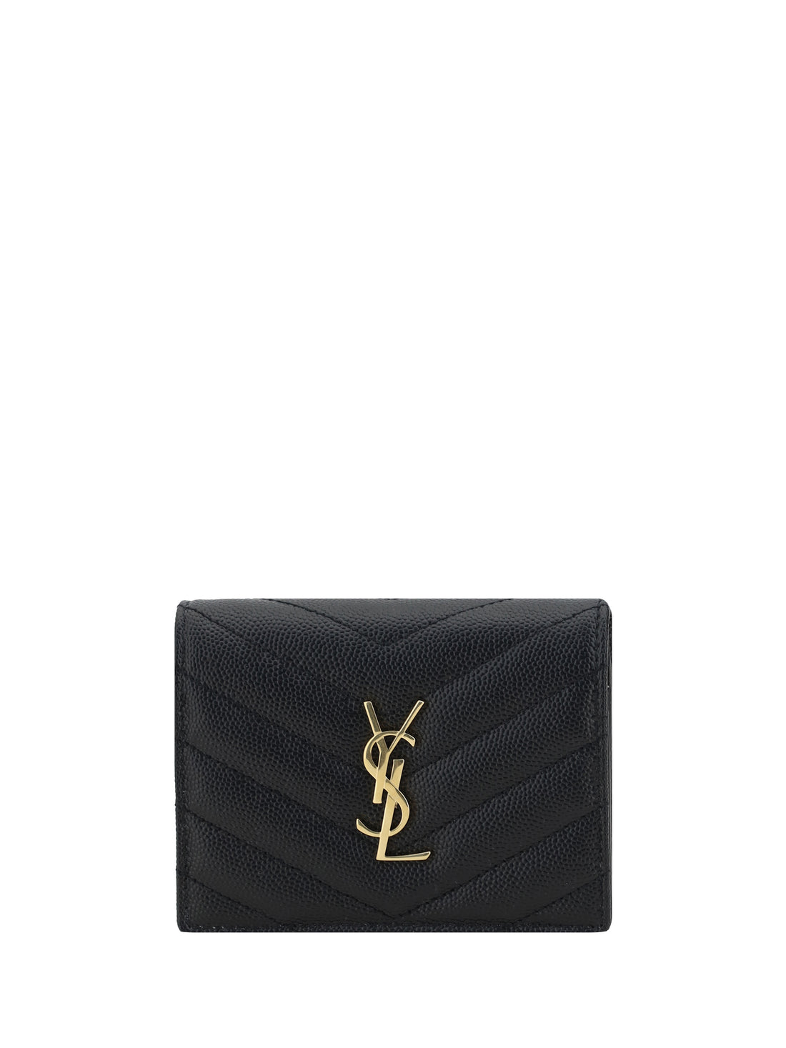 SAINT LAURENT OS cassandre matelassé card holder