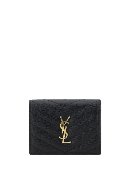 SAINT LAURENT OS cassandre matelassé card holder