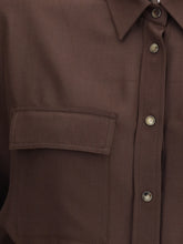 BRUNELLO CUCINELLI L embellished collar shirt