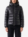black short down jacket